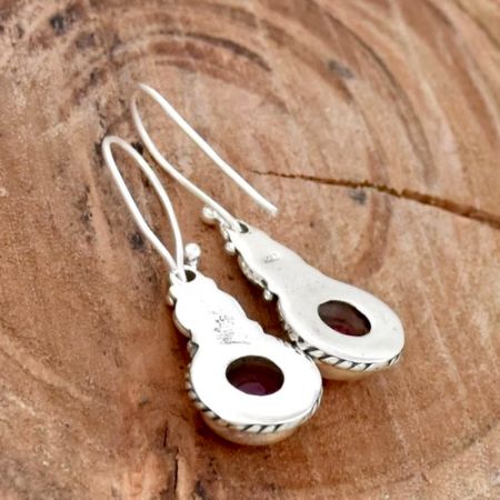 Elegant Cluster 925 Sterling Silver Earrings